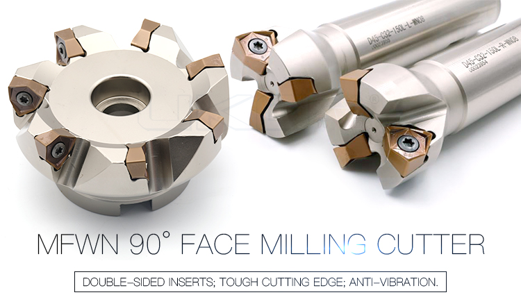 MFWN 90125-40-8T Face Mill CNC Lathe Indexable Milling Cutter for Carbide Insert