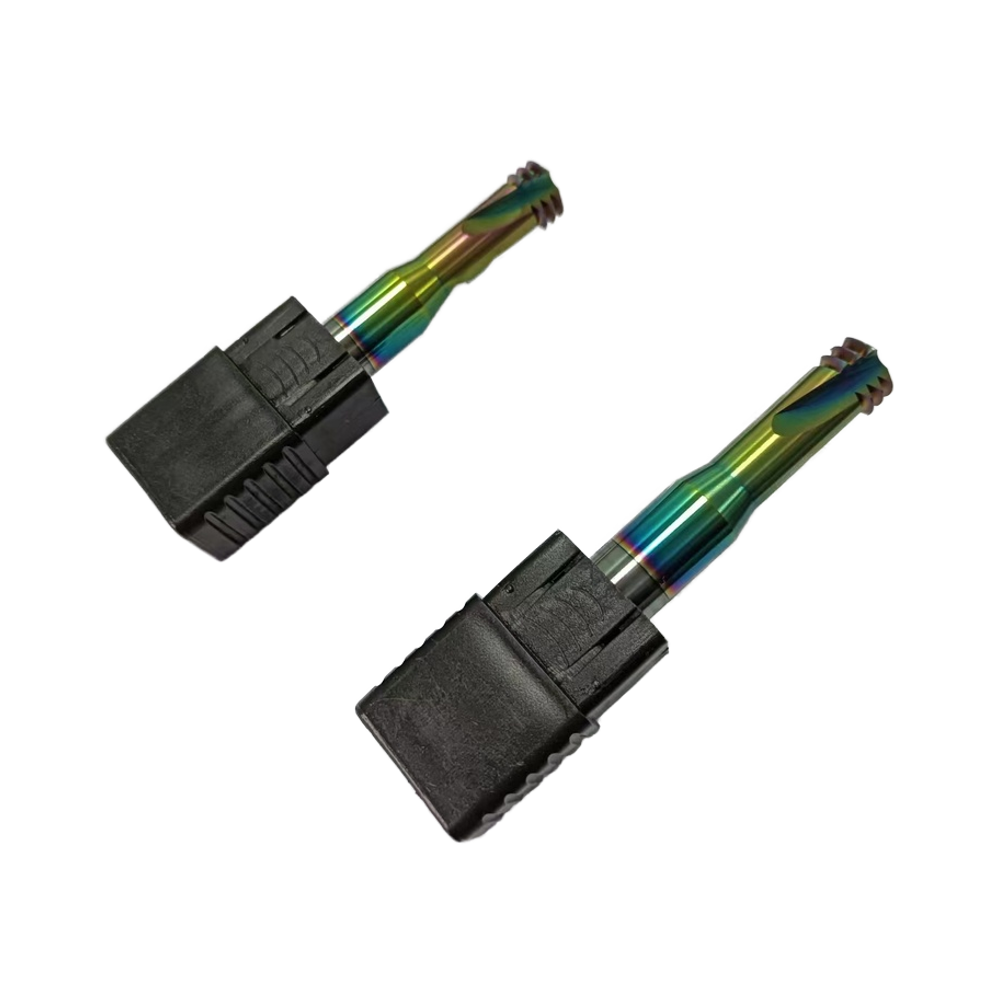ISO Carbide DLC Coated Thread Milling Cutter for Aluminum Single 1 Teeth, 3 Tooth, Full Tooth Thread Carbide Thread Mill