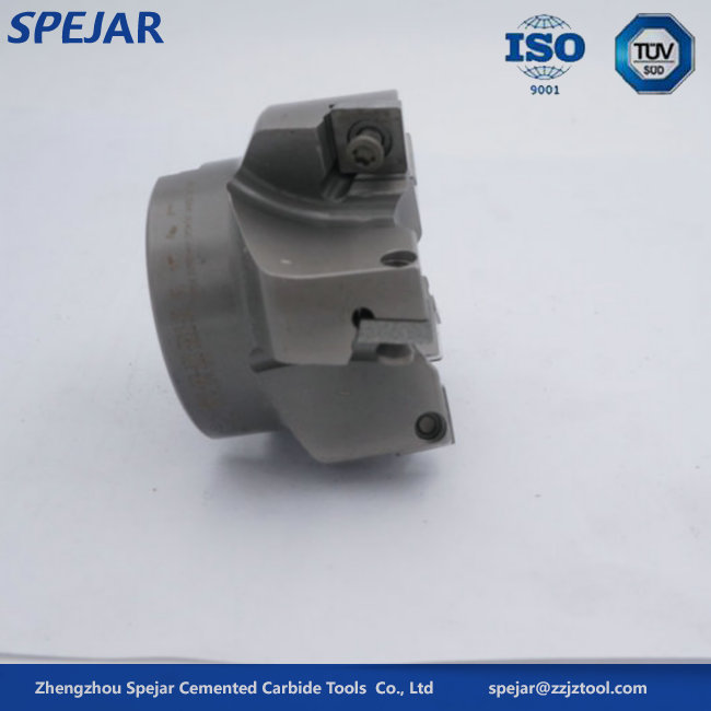 High Quality Solid Carbide Milling Tools CNC Indexable Face Mill Cutter with Climb Milling for Face/Step Shoulder Applications