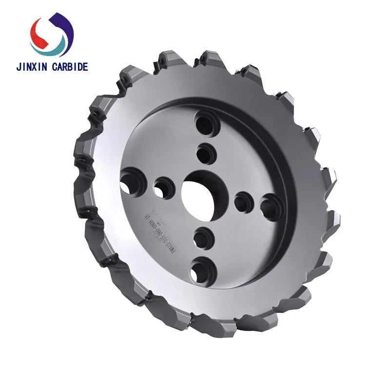 Jeekvisen Durable Indexable Face Mill with Replaceable Carbide Inserts Manual Long Tool Life Milling Cutter 0.0g