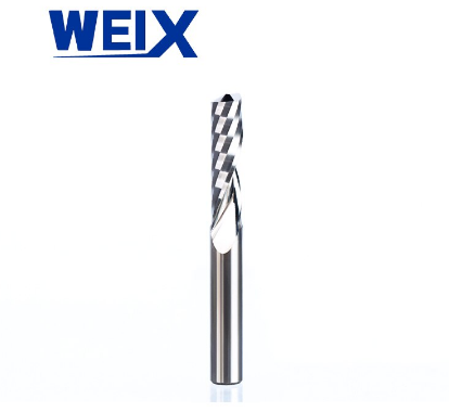 Durable Tungsten Carbide Tool One Flute Spiral End Mill Single Flute Cutter End Mills For Wood Use
