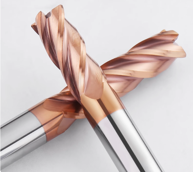 HRC65 High Temperature Tungsten Carbide 4F CNC Router Bits Customized OEM Ball Nose End Mills Cutting Tools for Metal