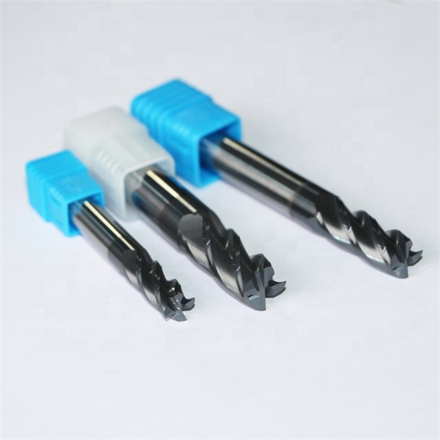 DLCC 12mm Cemented Carbide Material 4 Flutes End Mills Milling Tools