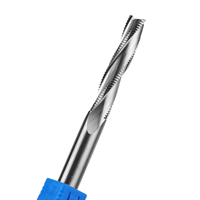 Manufacturing Production Hard Metal Rough Leather Milling Cutter for Aluminum with Rough and Long Wave Edge Pattern Rough