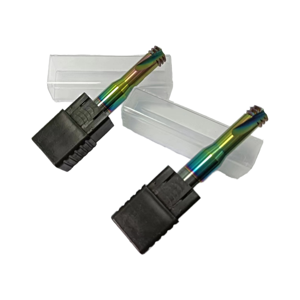 ISO Carbide DLC Coated Thread Milling Cutter for Aluminum Single 1 Teeth, 3 Tooth, Full Tooth Thread Carbide Thread Mill