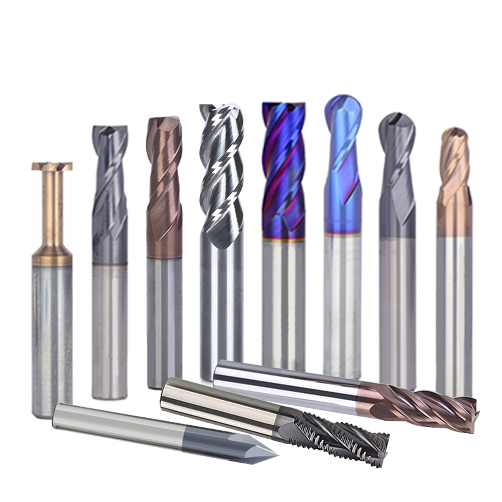 WEIX OEM ODM Available Wholesale Price Ball Nose End Mill Square Milling Cutter CNC End Mills