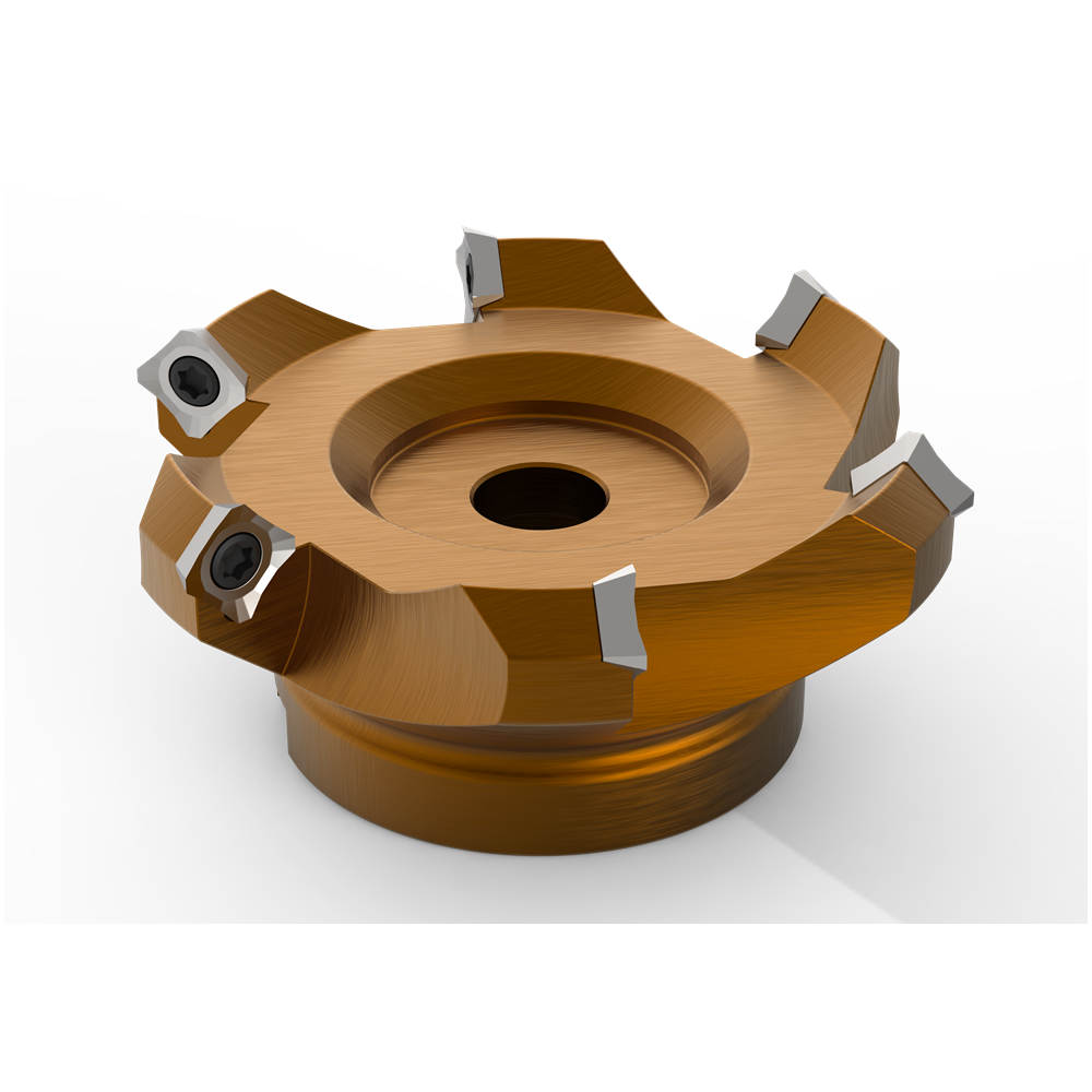CNC Milling Tools 45 Degree Face Mill Steel CNC Lathe Indexable Km12-63-22-5T Milling Cutter
