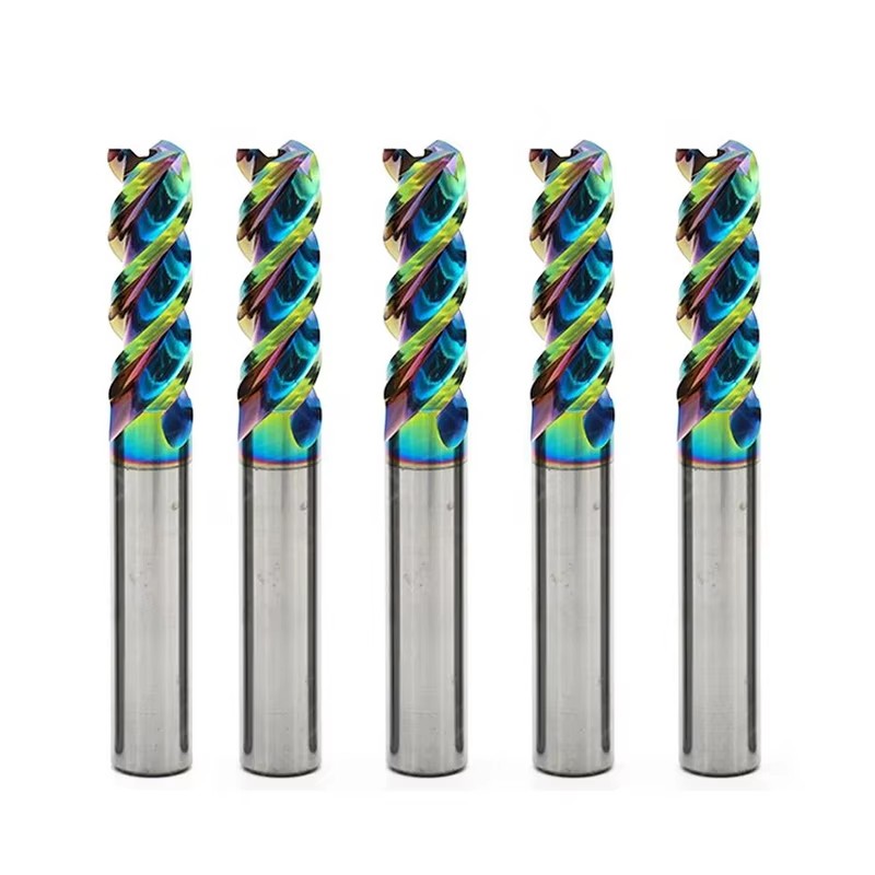 U-groove End Mill For Aluminum With Dlc Coating Carbide Endmill For Aluminum Diameter 4 Endmills Cut Spiral Router Bits