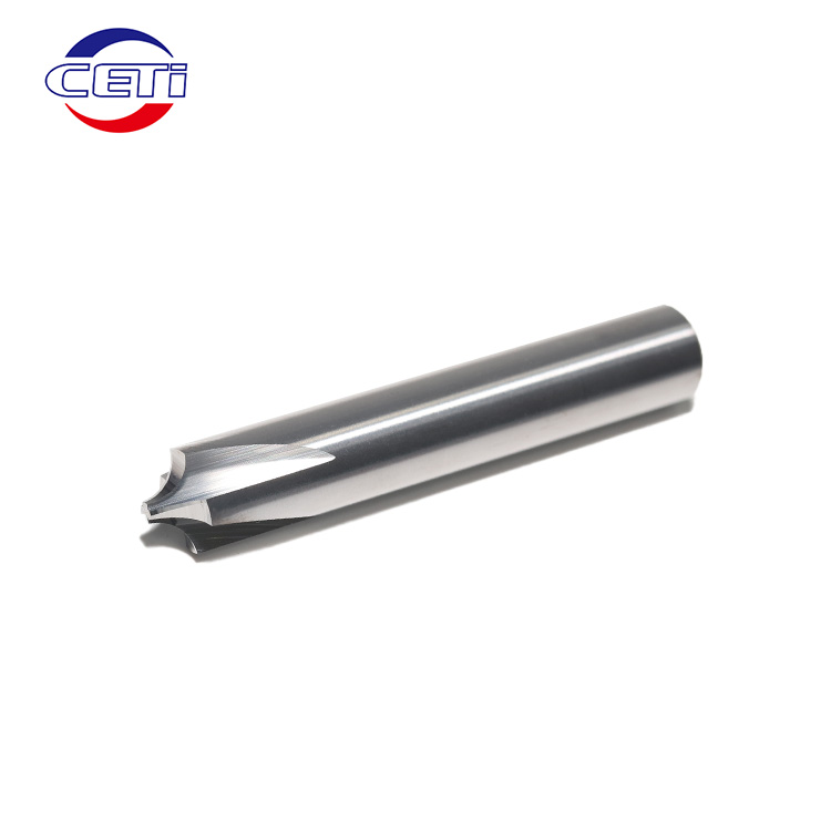 New Design Carbon Steel Straight Shank Internal-R End Mill 2/4 Flute Milling Cutter with Altin/Tin Coating for Cutting Machine