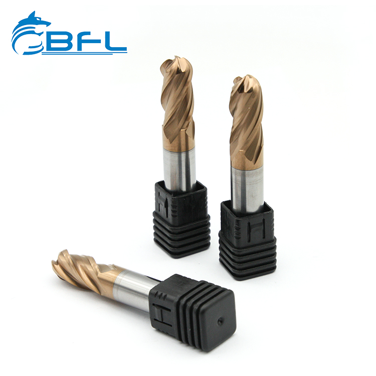 BFL Ball Nose Cutting End Mills Router Bit Tools Cutters OEM Inch Size 3/8"Shank 7/16"Shank 1/2"Shank