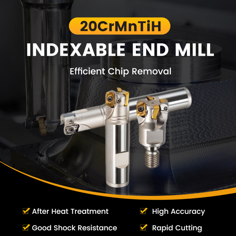 Custom Cnc Milling End Mill Tools Indexable Ball End Mill Single Flute Modular End Mill Holder 4R/5R/6R/8/10R