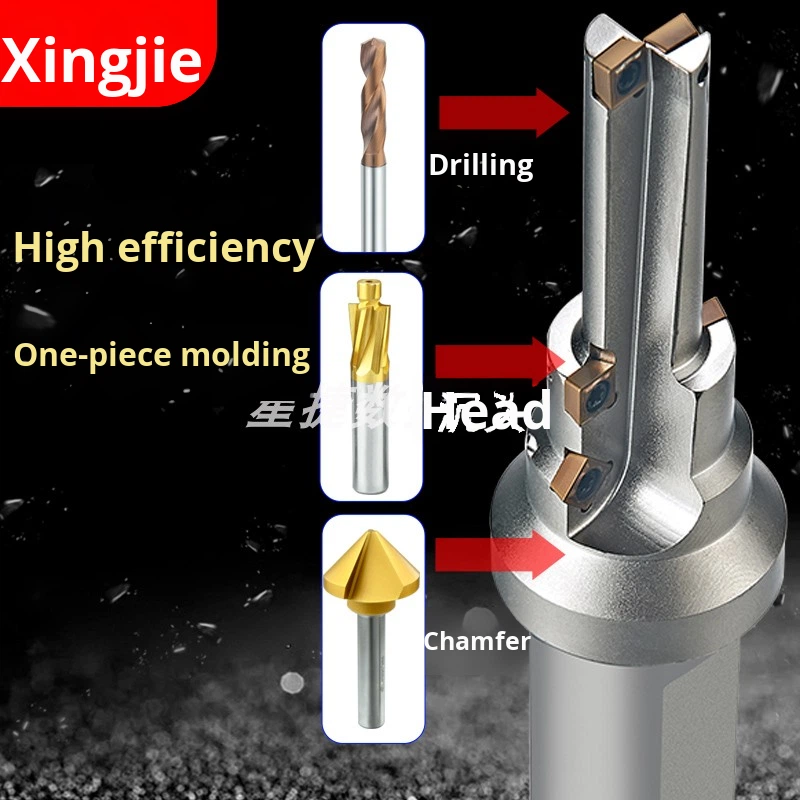 Custom Non-Standard Composite U Drill Screw Countersink Integrated Step Drill Countersink Chamfering Tool