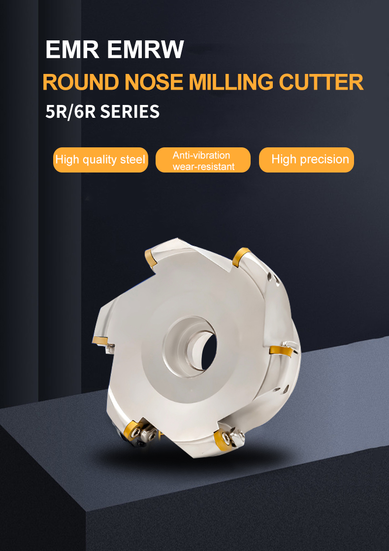 EMR5R 4T/6T Indexable Face Mill Cutter, End Milling Cutter, for RPMW Inserts