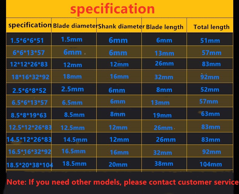 3 Flute 1.5mm-23mm Straight Handle Keyway White Steel Milling Cutter HSS End Mill CNC Router Milling