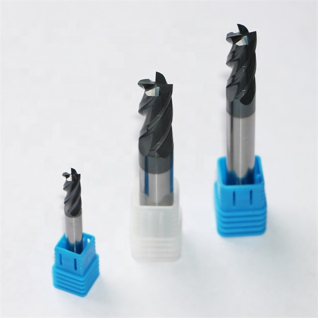 DLCC 12mm Cemented Carbide Material 4 Flutes End Mills Milling Tools