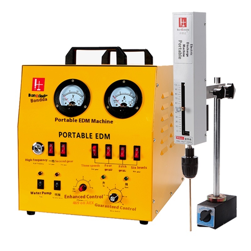 BD-3000A Portable Electric Drilling Machine Mini Wire Edm Electro Erosion Tap Burner Machine Broken Drill Extractor Tap Remover
