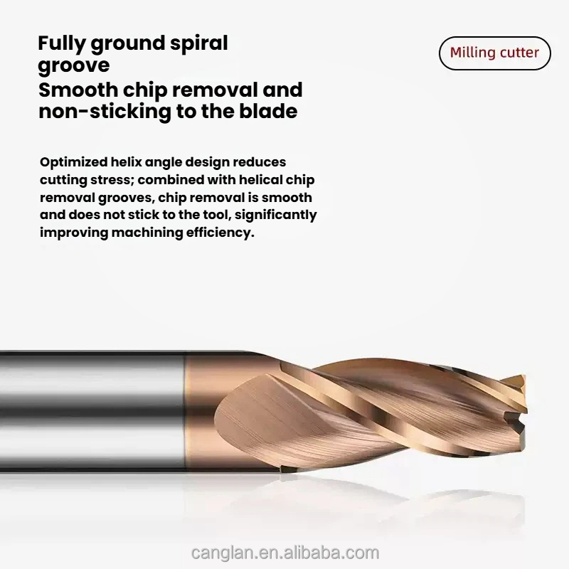65HRC AlTin Coated Tapered End Mill CNC Cutter Ball Nose Tungsten Carbide For Die Mold &amp; Injection Mold Making ODM OEM