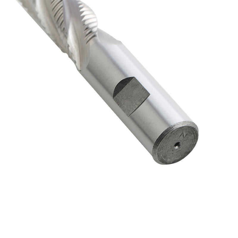High Speed Steel 3/4 Flute Wave Edge CNC End Milling Cutter Roughing Tin Coated HRC45-65 ODM OEM Customized for Cutting Machine