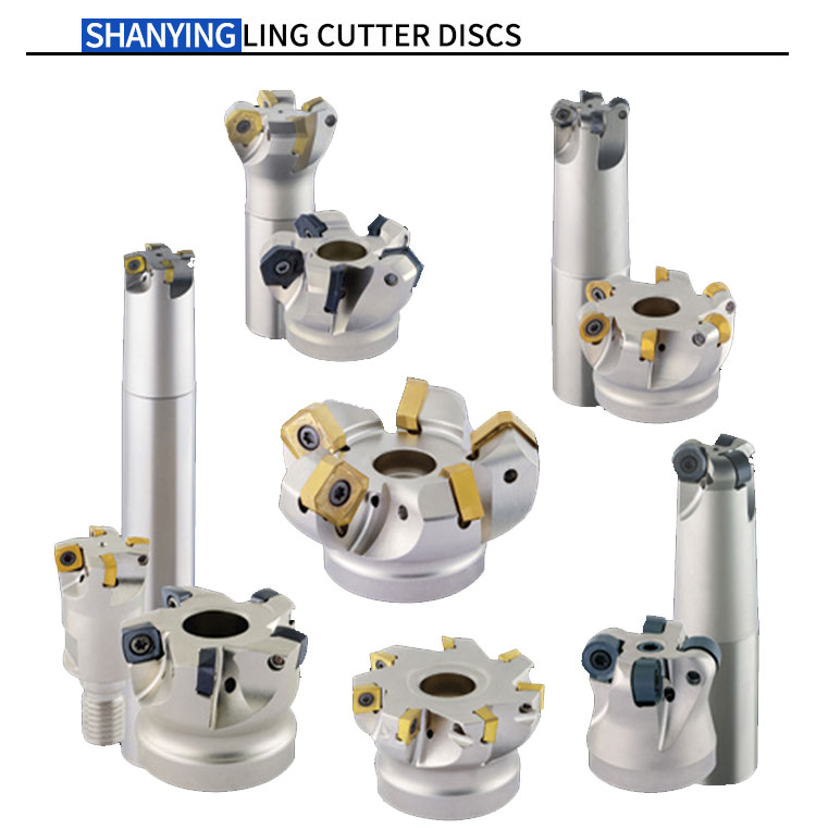 Factory Wholesale Indexable Face Mill Right Angle square Shoulder Face Milling Cutter for Metal Cutting Face Mill for Aluminum