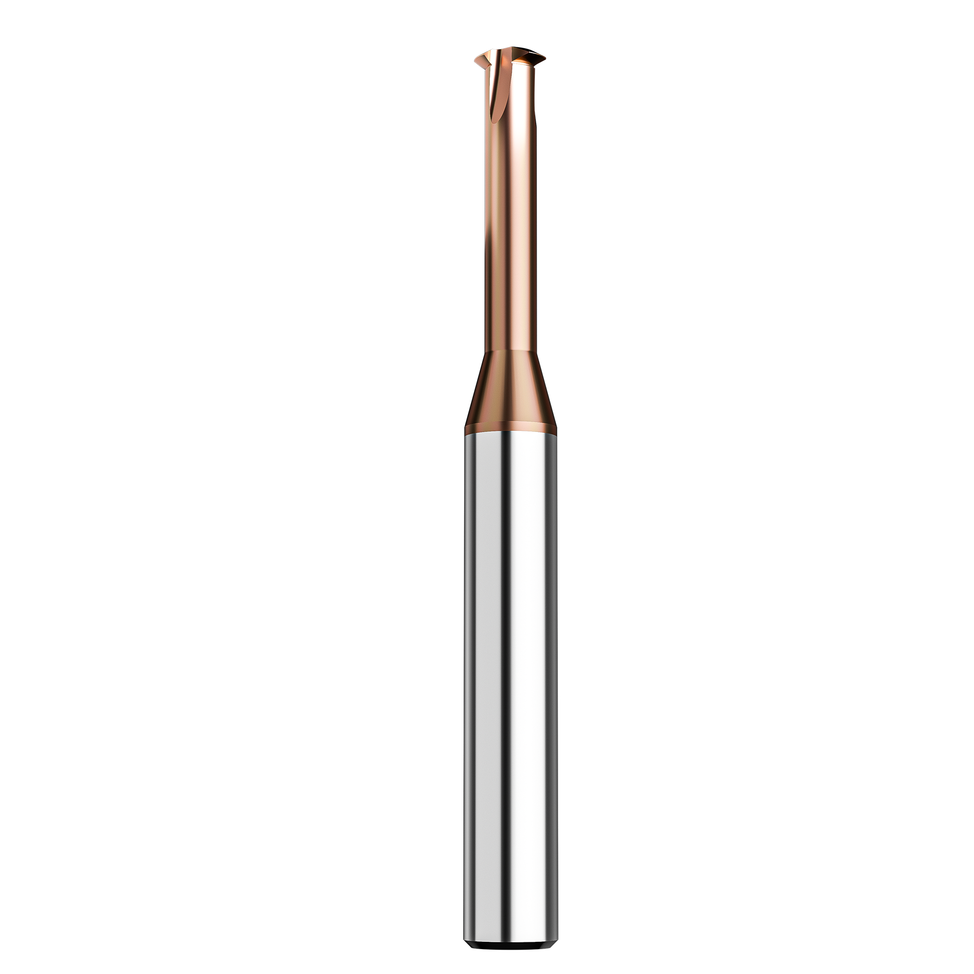 65 Degree Tungsten Steel Single-Tooth Thread Milling Cutter with Nanometer-scale Coating for Steel and Aluminum