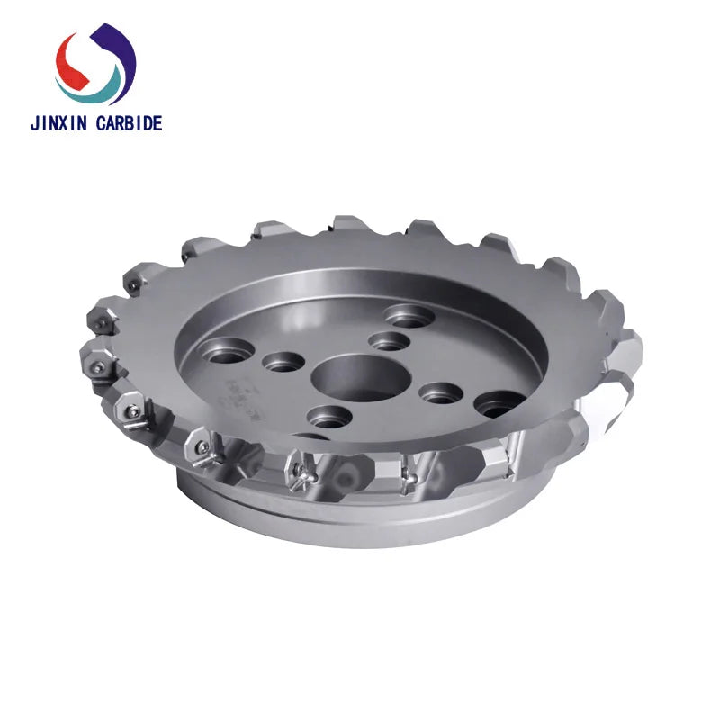 Jeekvisen Durable Indexable Face Mill with Replaceable Carbide Inserts Manual Long Tool Life Milling Cutter 0.0g