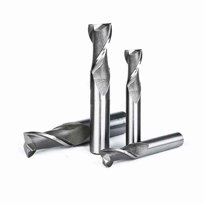 Hss Straight Shank End Mill 2 Flute Keyway Square CNC Milling Cutter