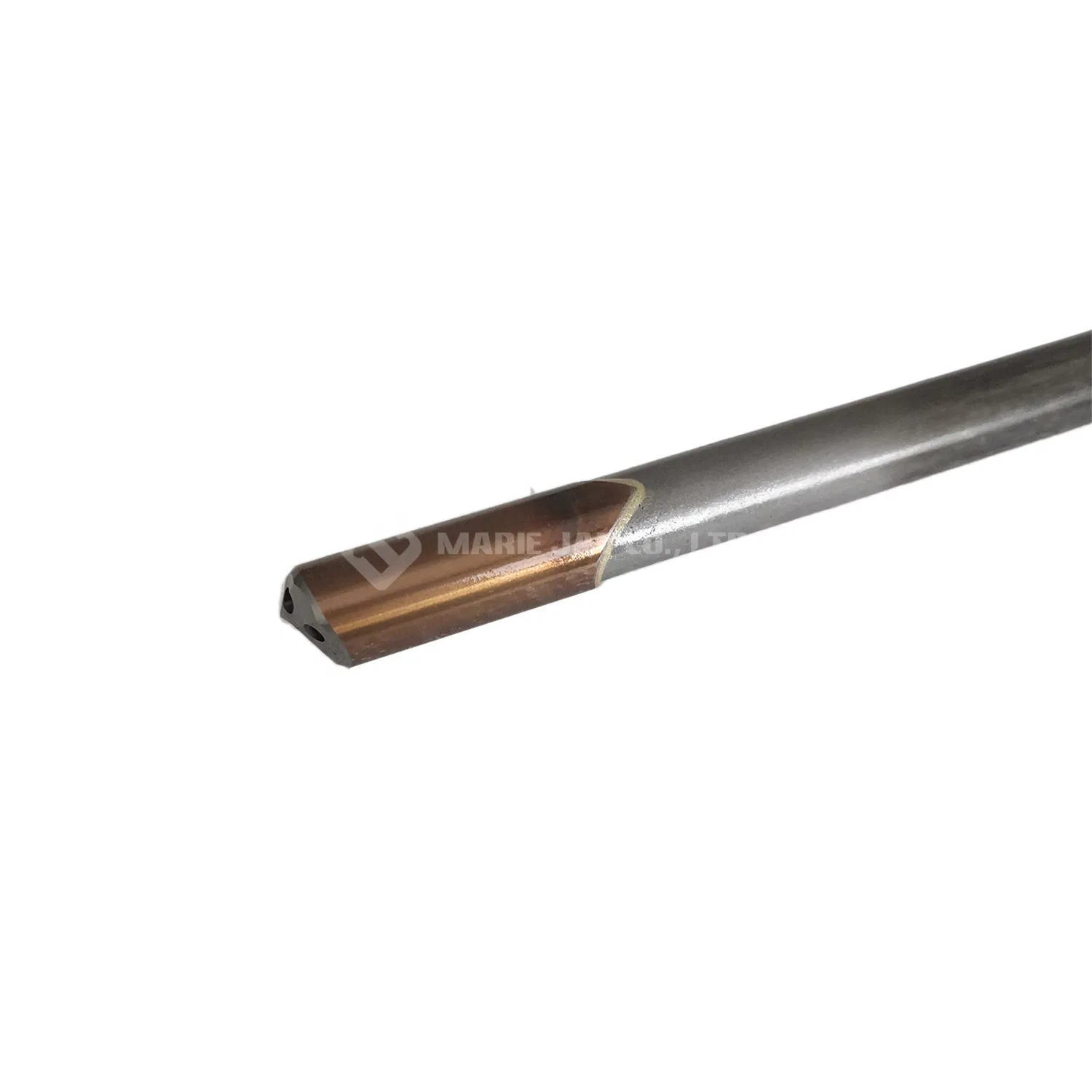 China Double Flutes Cemented Carbide Tipped Two Holes Deep Gun Drill