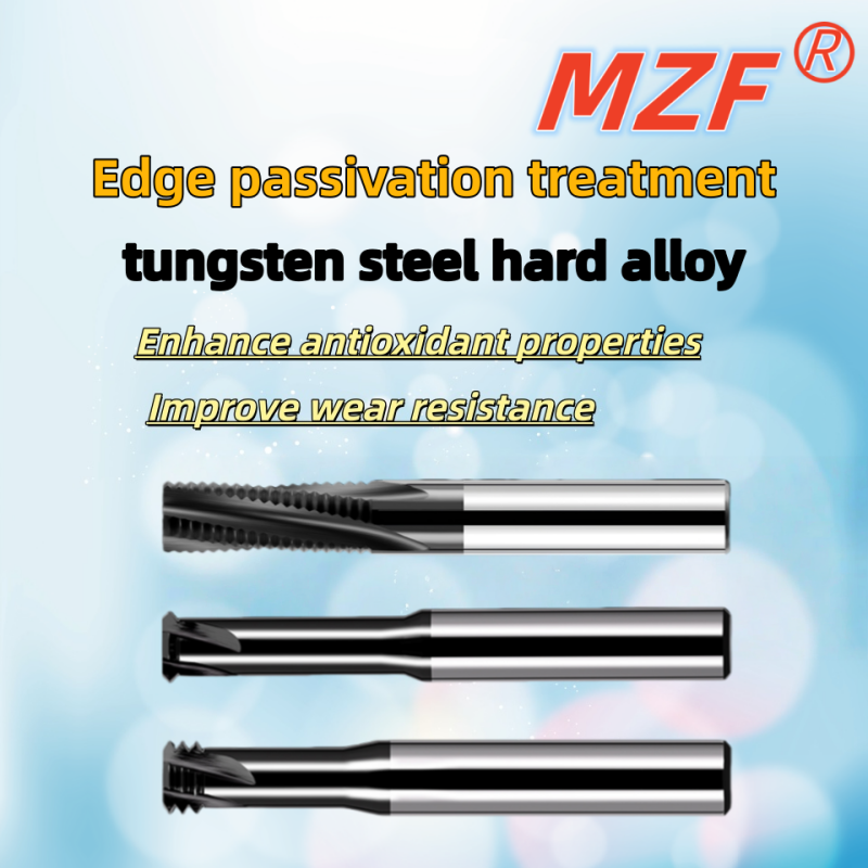 60-degree Full Thread Milling Cutter, Tungsten Steel Milling Cutter, Tooth-shaped Full Thread Milling Cutter