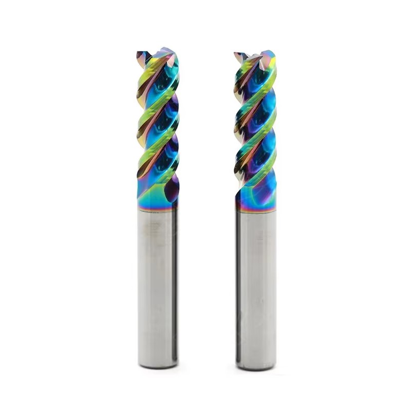 U-groove End Mill For Aluminum With Dlc Coating Carbide Endmill For Aluminum Diameter 4 Endmills Cut Spiral Router Bits
