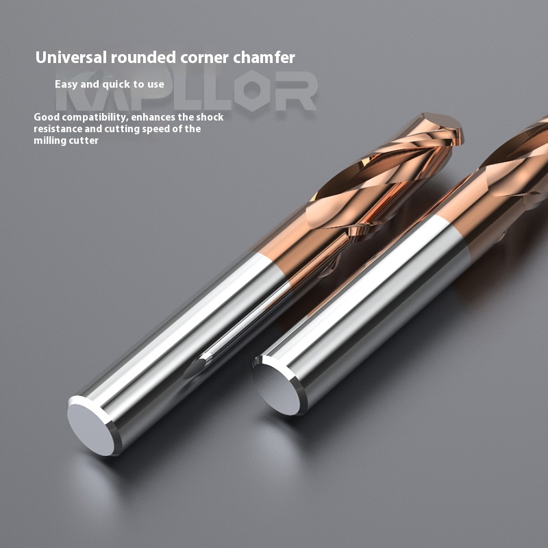 High Performance Square Ball Nose Corner Radius Solid Carbide End Mills Custom ODM Support Milling Cutter Tools