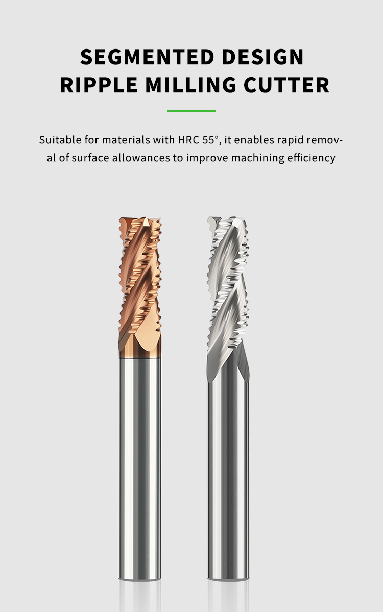 High-efficiency 3 Flute Carbide Roughing End Mill AlTin Coating OEM/ODM Customizable Cost-effective Milling Cutter CMG