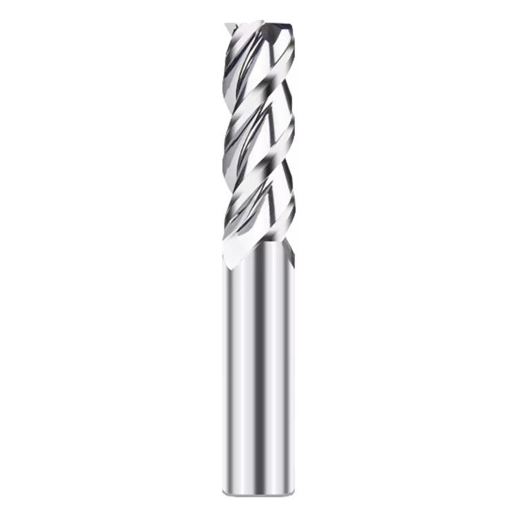 Three-Flute Carbide Milling Cutter Altin Coating Aluminum Metric Imperial 3-Flute