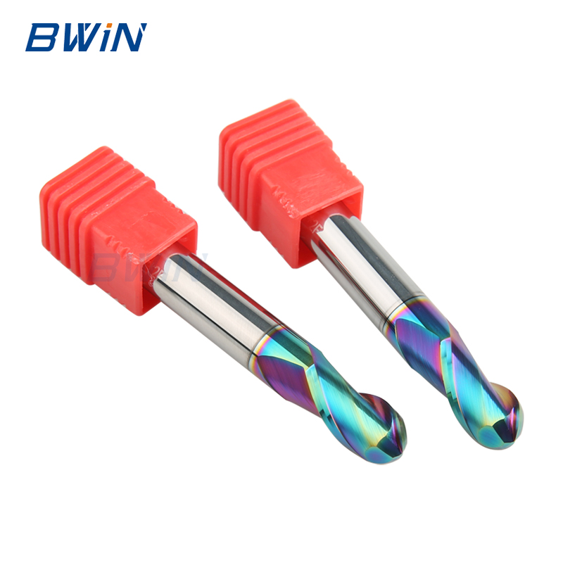 Manufacturers Sell Endmill 3 5 Mm 8mm HRC60 Ball End Mill Indexable Solid Carbide DLC Coated Ball Nose End Mills