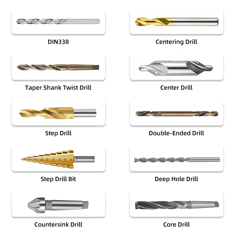 High Accuary CNC Indexable Cutter Inserts Drilling WPD 8D U Drill with Centering Drill