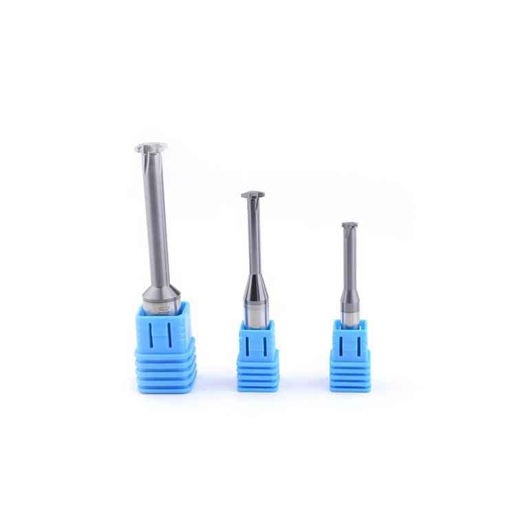 Solid Carbide 4-Flute Single Teeth Thread End Mills Cutter with TIALN Coating T Type OEM/ODM Customizable
