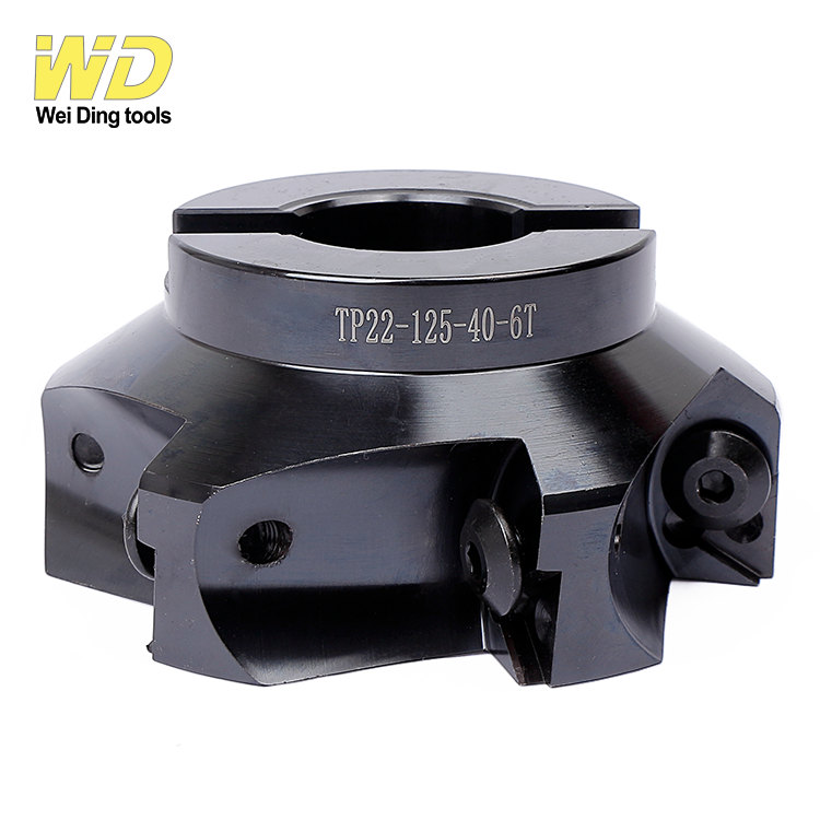 Tpkn2204 Right Angle Square Shoulder Indexable Face Milling Cutter Customizable Odm/oem Support 50 22 4t Tp16 Mill