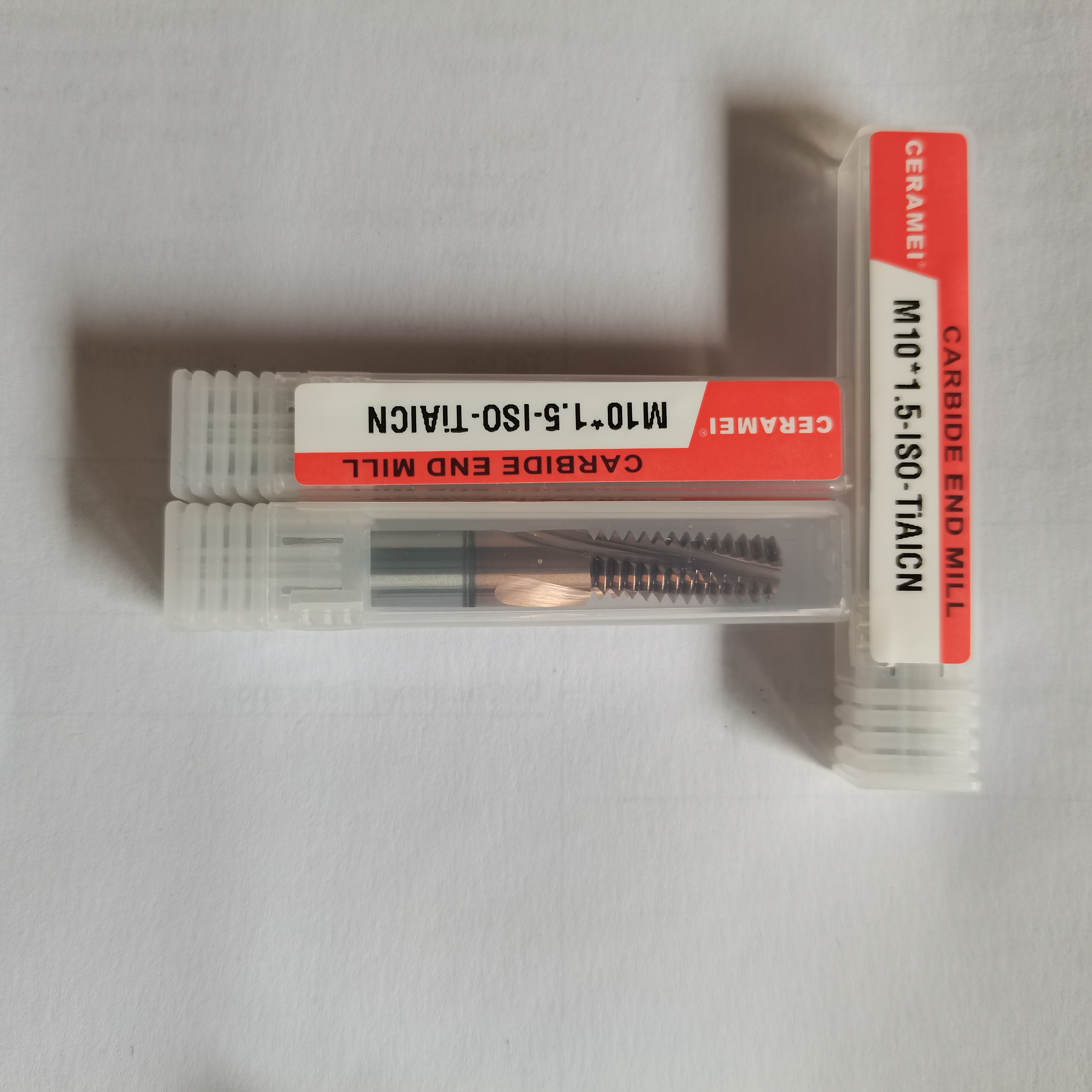 KOVES ISO Metric Alloy High-hardness Two Row FULL profile Solid Carbide Thread Milling Cutter
