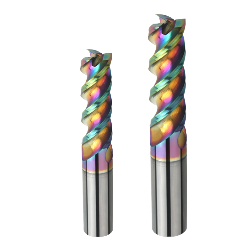 U-groove End Mill For Aluminum With Dlc Coating Carbide Endmill For Aluminum Diameter 4 Endmills Cut Spiral Router Bits