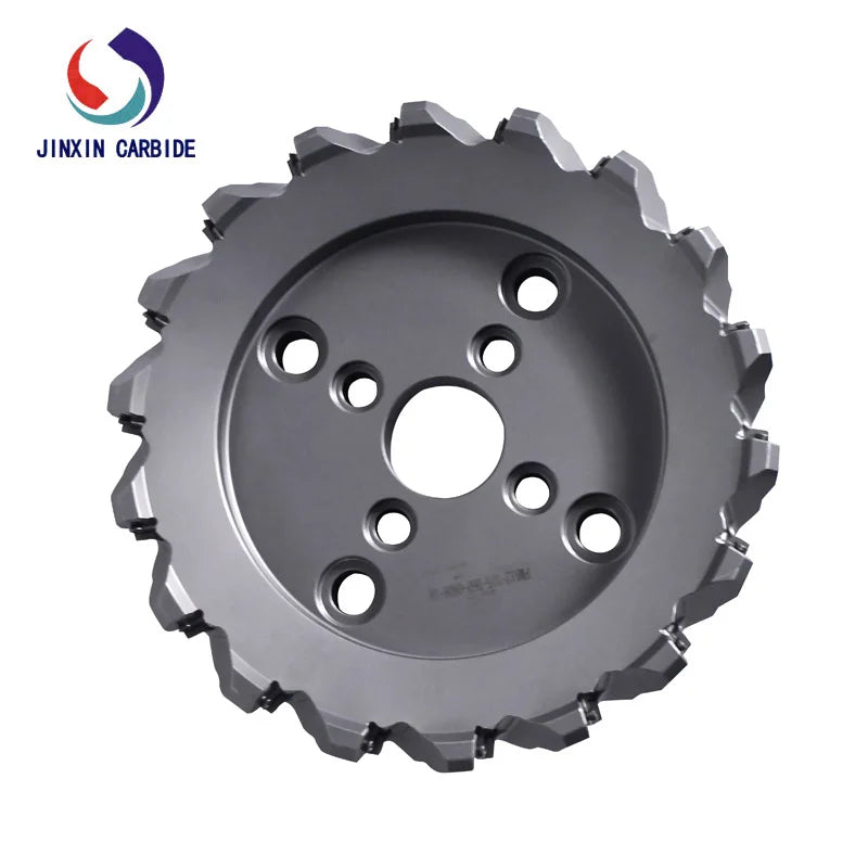 Durable Indexable Face Mill with Replaceable Carbide Inserts Manual Long Tool Life Milling Cutter