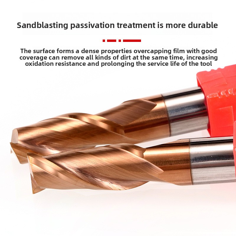 58-Degree 2-Flute Carbide Tia Coated Conventional Milling Keyway Milling Cutter ODM Support Straight Shank End Mill 10MM Cutting