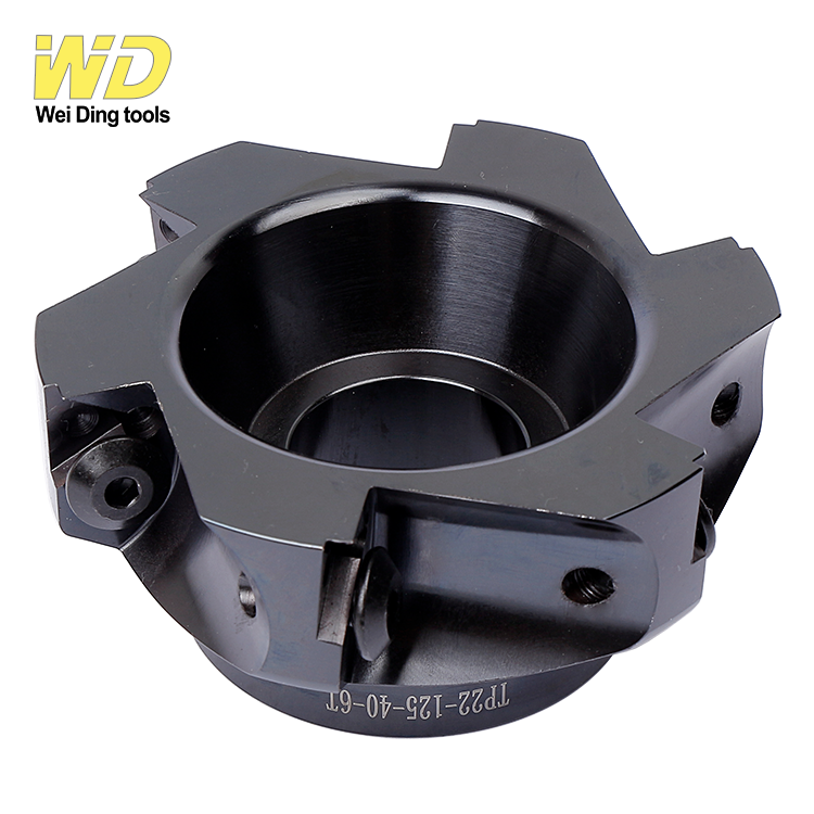 Tpkn2204 Right Angle Square Shoulder Indexable Face Milling Cutter Customizable Odm/oem Support 50 22 4t Tp16 Mill