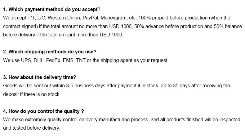 FAQ info