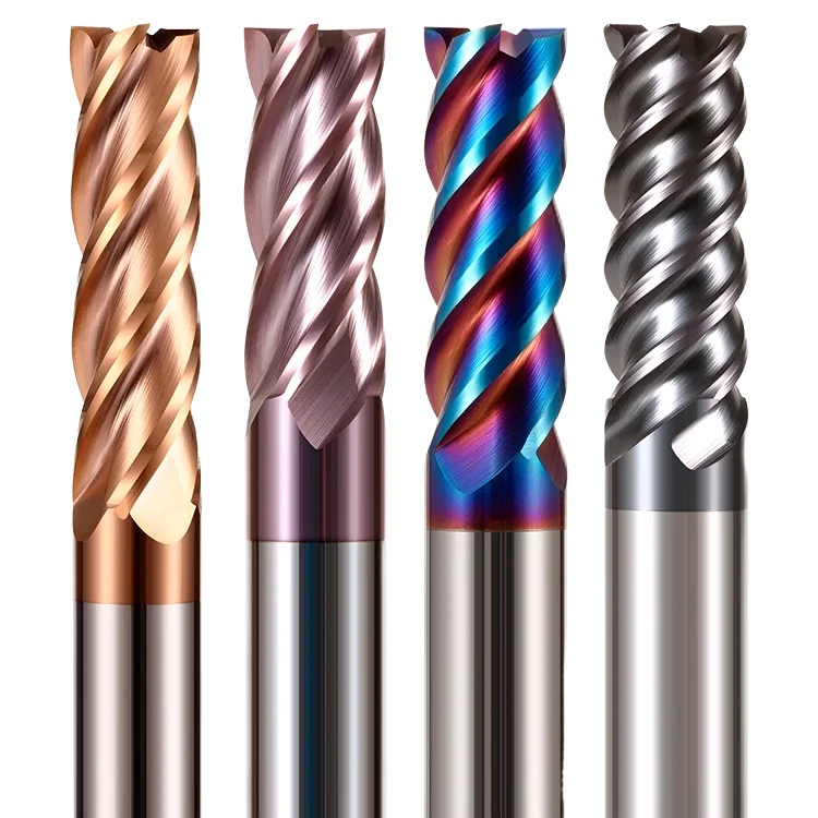 Carbide CNC Roughing End Mills Thread Milling Cutters Wavy-edge Corrugated Steel Coated Milling Cutters OEM/ODM