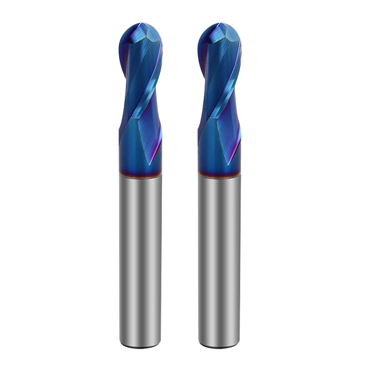 High-Performance Coated Ultra-Fine Carbide Ball End Mills Long-Life Customizable 10mm Face Mill Precision Medical Milling