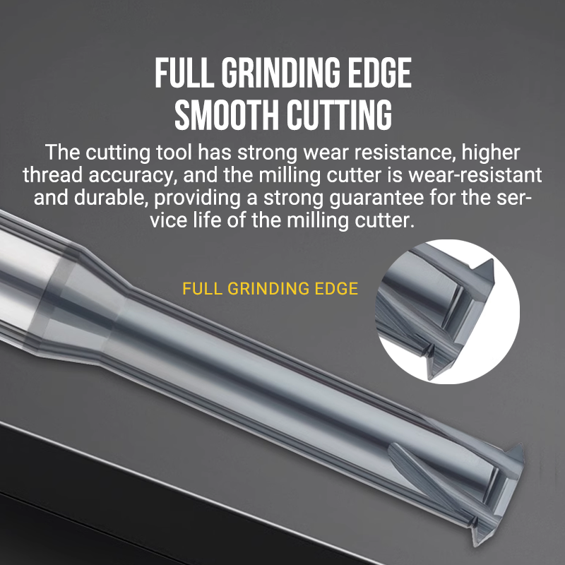CNC 60 Degree Tungsten Steel Single Tooth Thread Milling Cutter M1 M1.2 M1.4 M1.6 M2 M2.5 M3 M4 M5 M6 M8 M10 M12 M14 Mill Mills