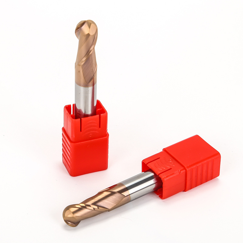 3D Mold Cavity Finishing 2-Flute Ball Nose End Mill HRC55 Nano Blue D6 R3 22mm Wholesale OEM/ODM