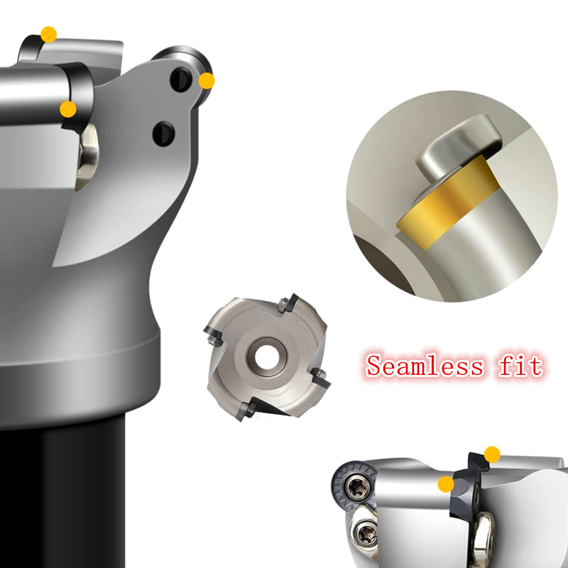 EMR5R 4T/6T Indexable Face Mill Cutter, End Milling Cutter, for RPMW Inserts