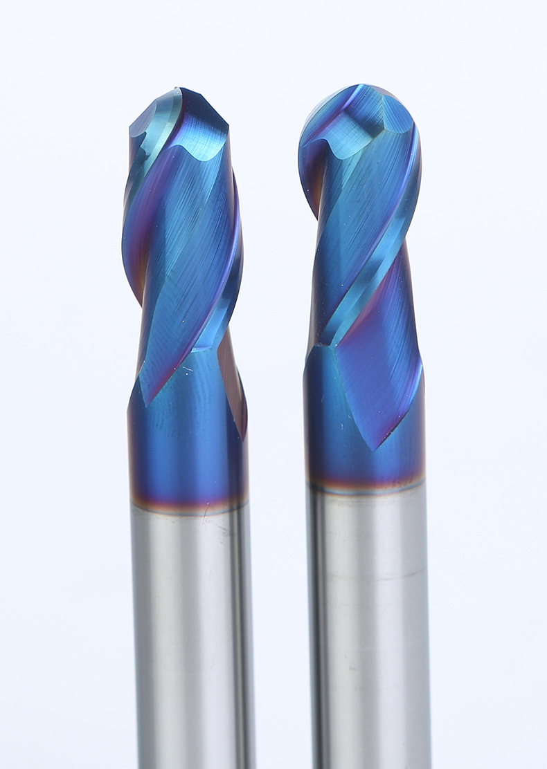 High-Performance Coated Ultra-Fine Carbide Ball End Mills Long-Life Customizable 10mm Face Mill Precision Medical Milling