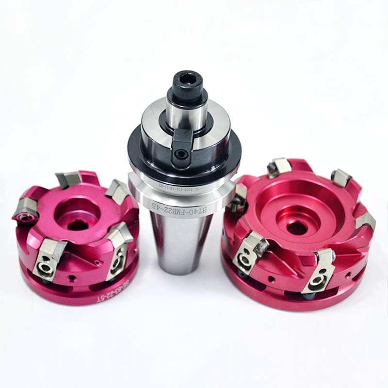 SE12 Indexable Face Mill Cutter SEHT1204 Insert Milling Customizable OEM Support Fine Tuning for Aluminum Square Shoulder