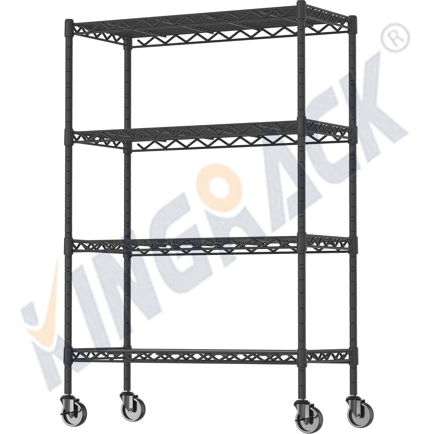 Industrial-Grade Wire Shelving Units with 250kg Weight Capacity for Bulk Storage